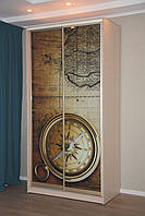 Шафа-купе Еко А-1270 Розмір 1200*600*2400 профіль беж глянець