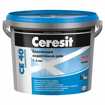 Скріпляюча суміш Ceresit СЕ40 2 кг aquastatic білий мармур 102 (2444695)