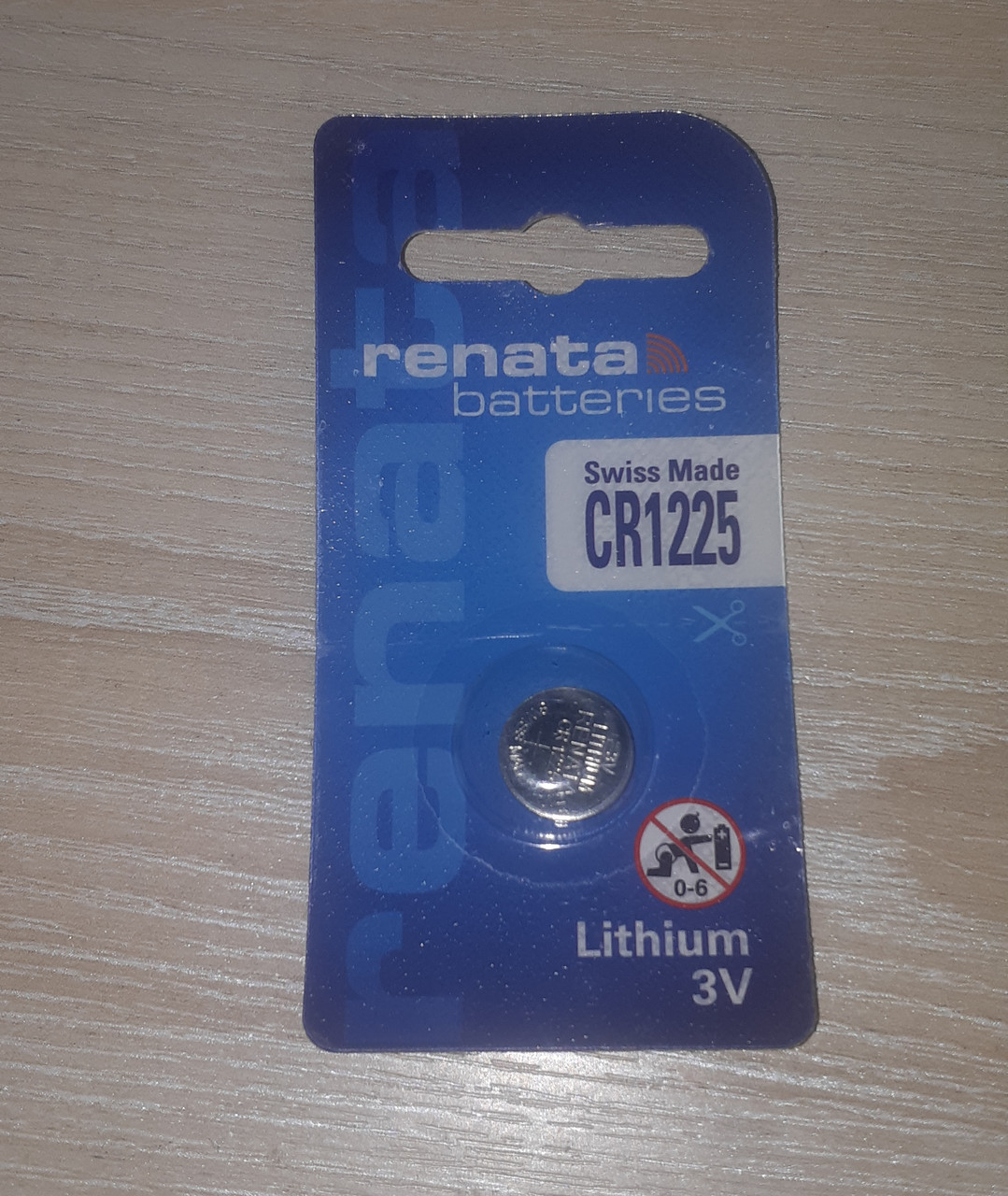Дискова батарейка RENATA Cell Lithium 3V CR1225 (48mAH) (C1)