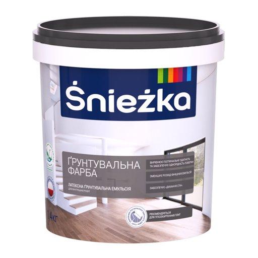 ҐРУНТУВАЛЬНА ФАРБА Sniezka білий 1,4 кг, фото 1