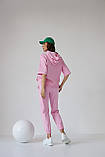 Літній спортивний костюм для вагітних і годування рожевий M, фото 6