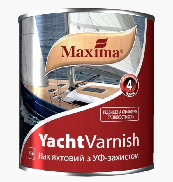 Лак яхтовий глянсовий ТМ "Maxima" 2,5 л, фото 1