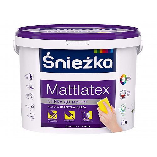 В/е фарба Sniezka Mattlatex 1л/1.4 кг