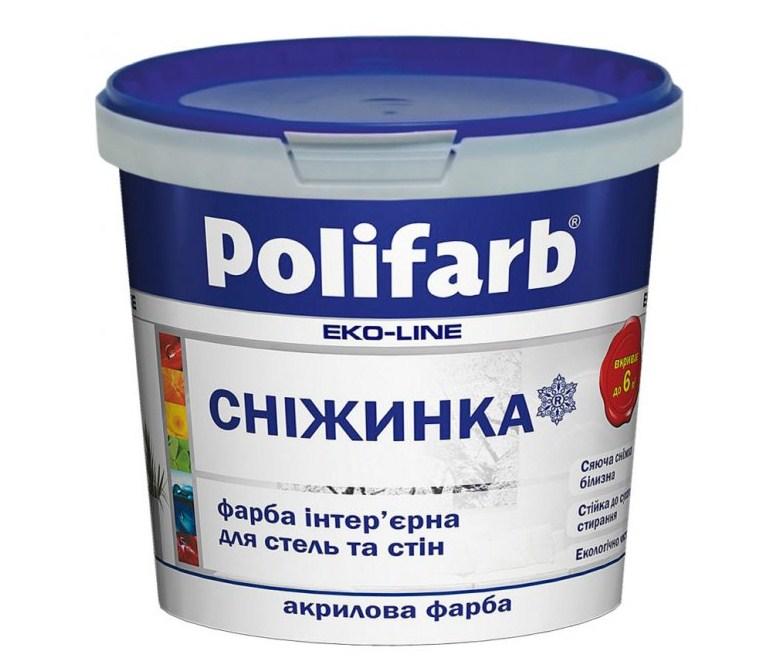 Фарба Сніжинка 1,3 кг (Поліфарб)