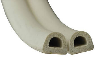 Ущільнювач гумовий CYCLONE D-тип 100 м білий подвійний