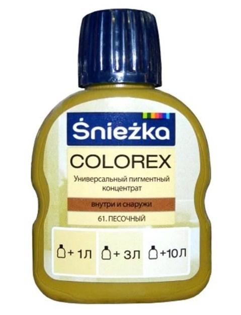 Барвник "Снєжка" (61) пісочний (100мл) (12404)