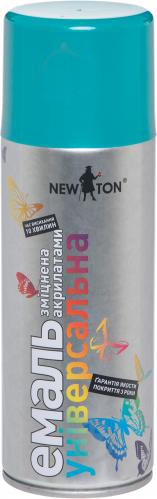 Емаль NEW TON універсальна 5021 морська хвиля, аерозоль 400 мл, фото 1