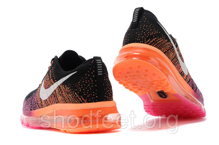 Nike Air Max 2014 Flyknit Black Orange White ID