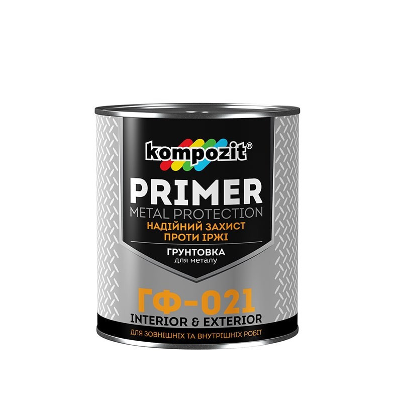 Грунтовка ГФ-021 Kompozit чорна 2.8 кг, фото 1