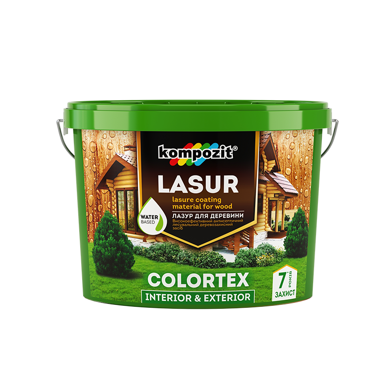 Лазур для деревини COLORTEX "Kompozit" (безколірний, 0,9 л)