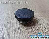 Чёрная плоская заглушка Premium Black с резинкой 1/2" на полотенцесушитель ThermoPulse