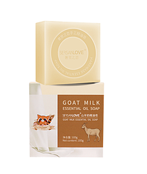 Мило ручної роботи SERSANLOVE Goats Milk Essential Oil Мило з ефірною олією козячого молока 100 гр