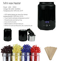 Міні Воскоплав - Нагрівач воску Mini Wax Heater, сенсорний, фото 5