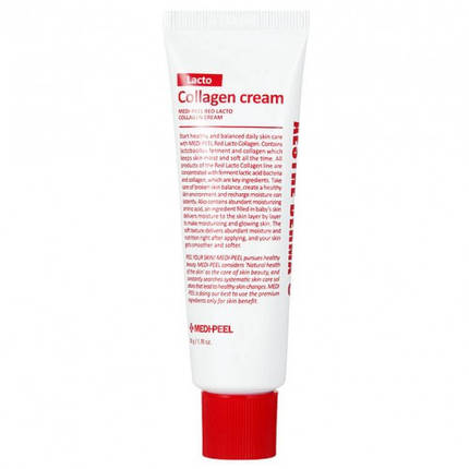 Зміцнюючий крем з колагеном і лактобактеріями Medi-Peel Red Lacto Collagen Cream, 50 мл, фото 2