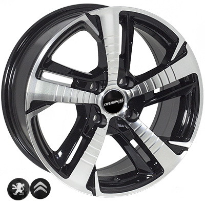 Zorat Wheels BK5514 R16 W7 PCD4x108 ET25 DIA65.1 BP