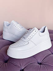 Білі кеди на платформі 2021 Ditas White жіночі, фото 2