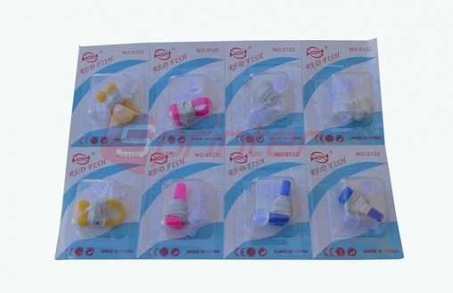 Набір для плавання: беруші + затискач для носа F-0122 (8 шт./пач.), фото 1