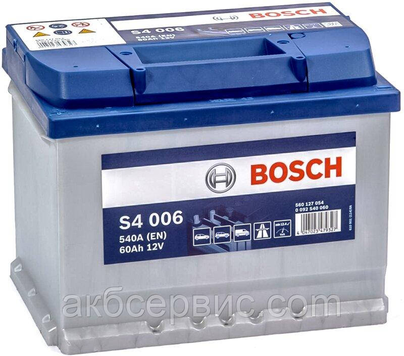 Акумулятор автомобільний Bosch 6СТ-60 S4 Silver (S40 060)