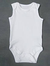 Боді-майка Dunnes біла, 0-3м (56-62см)