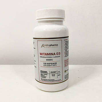 Вітаміни Altopharma D3 4000 IU - 120 капс (WS)
