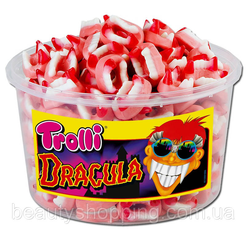 Жувальний мармелад Trolli Dracula Зуби 1050 грамів