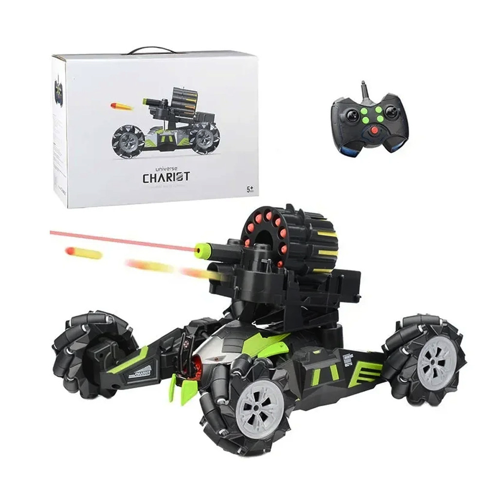 Танк стріляє Universe Chariot 360 з пультом управління Радіокерований танк