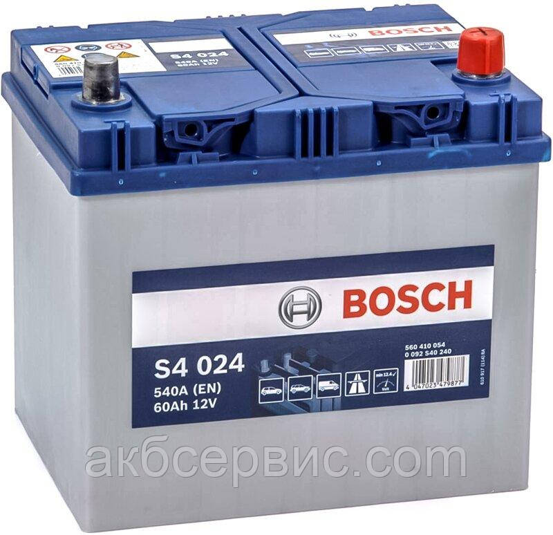 Акумулятор автомобільний Bosch 6СТ-60 S4 Silver (S40 240)