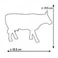 Колекційна статуетка з фестивалю Cow Parade Корова "Vaca Flora" Size L, фото 6