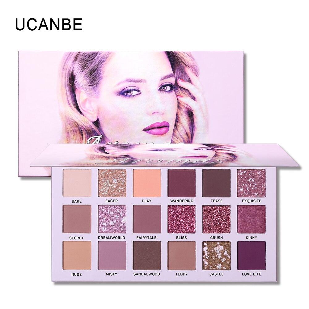 Палетка тіней Ucanbe Aromas Eyeshadow Palette, 18 кольорів, 18 г