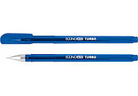 Ручка гелева Economix TURBO синя