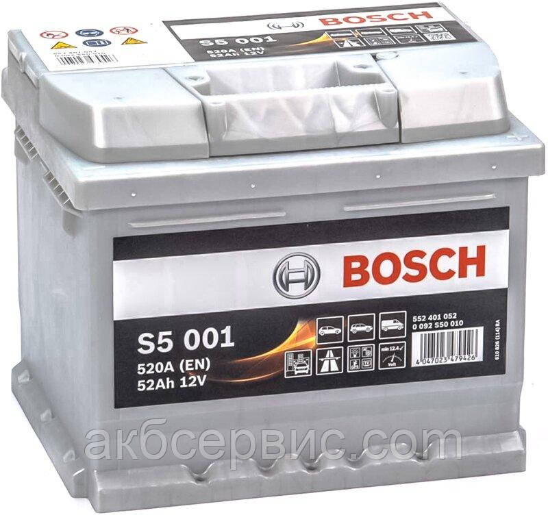 Акумулятор автомобільний Bosch 6СТ-52 S5 Silver Plus (S50 010)