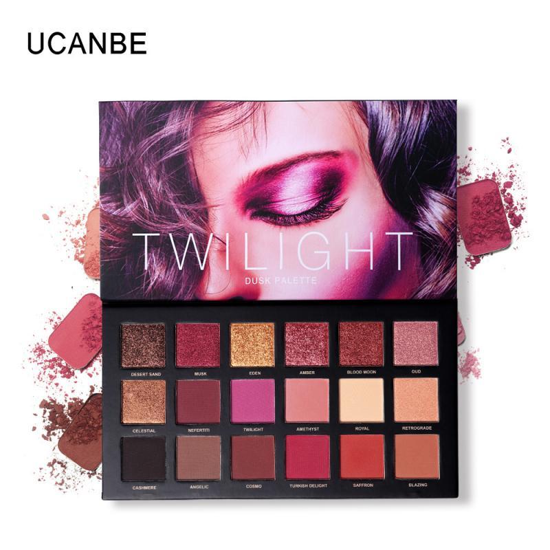Палетка тіней UcanbeTwilight Dusk Eyeshadow Palette, 18 кольорів, 18 г