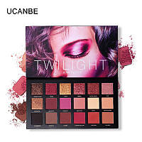 Палетка тіней UcanbeTwilight Dusk Eyeshadow Palette, 18 кольорів, 18 г