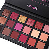 Палетка тіней UcanbeTwilight Dusk Eyeshadow Palette, 18 кольорів, 18 г, фото 3