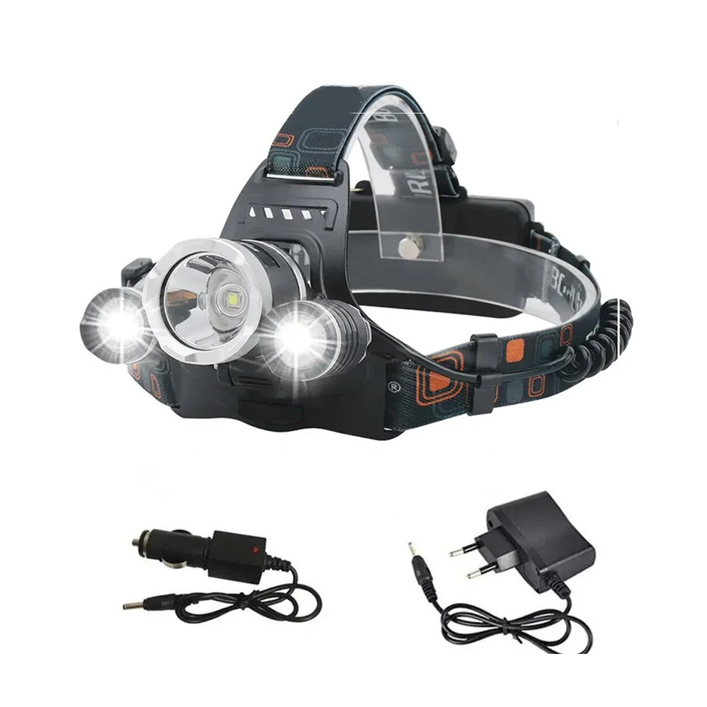 Ліхтарик налобний на акумуляторах High Power Headlamp Т6 Акумуляторний Led ліхтарик на голову