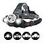 Ліхтарик налобний на акумуляторах High Power Headlamp Т6 Акумуляторний Led ліхтарик на голову, фото 4