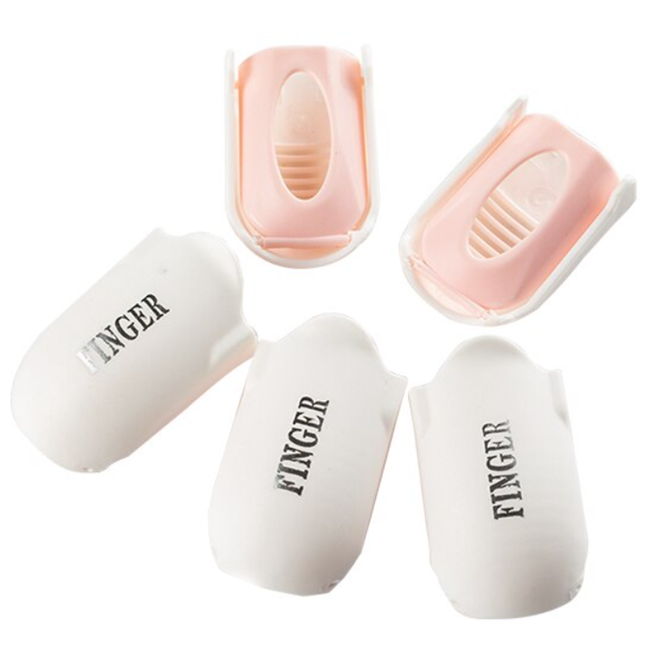 Прищіпки для зняття гель лаку багаторазові Finger, 5 шт.