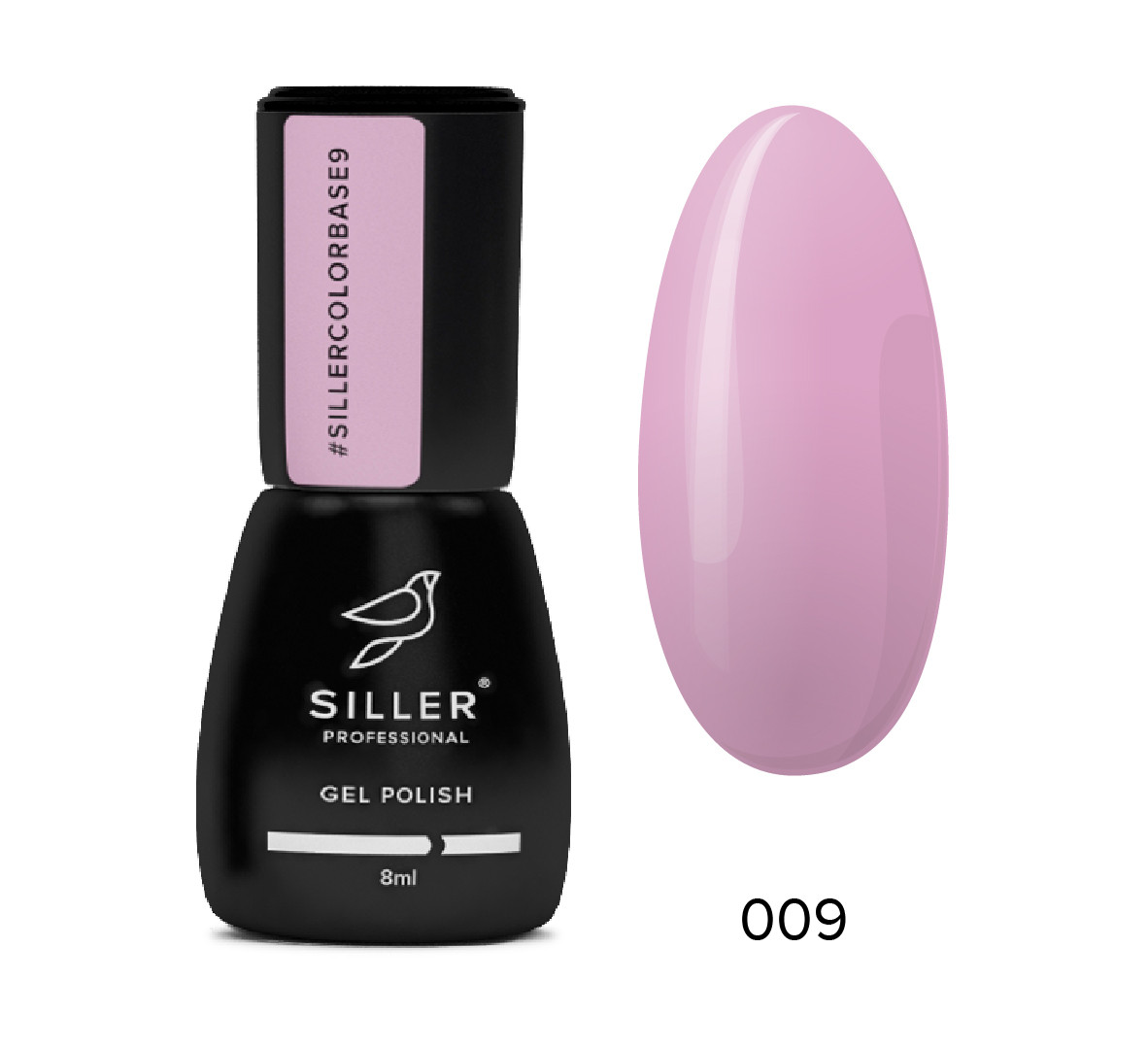 База для нігтів Siller Color Base камуфлювальна кольорова No 9 (8 мл)
