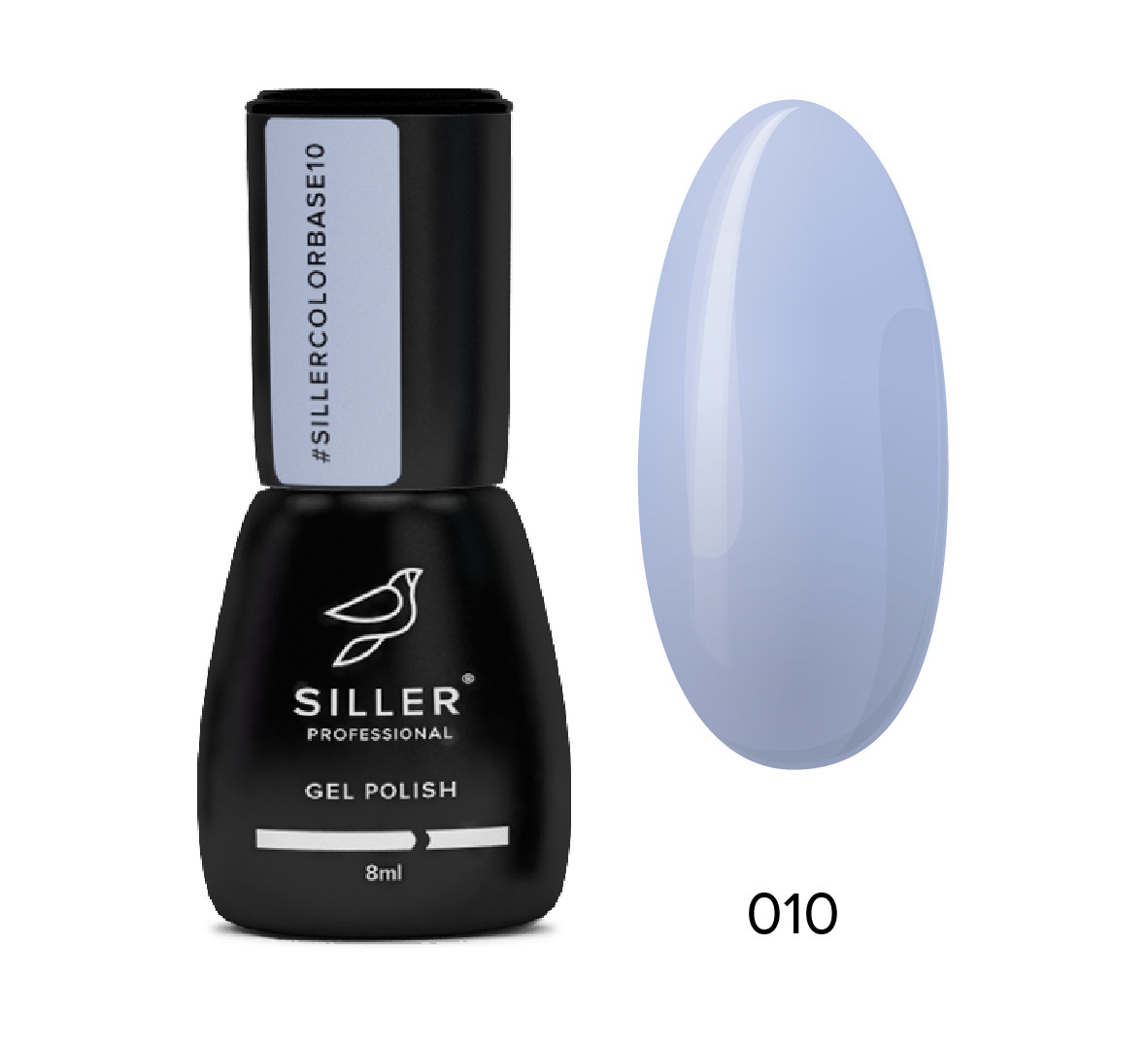База для нігтів Siller Color Base камуфлювальна кольорова No 10 (8 мл)