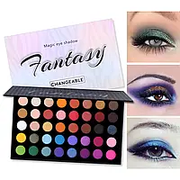 Палетка тіней Ucanbe Fantasy Changeable Eyeshadow Palette, 40 відтінків, 40 г