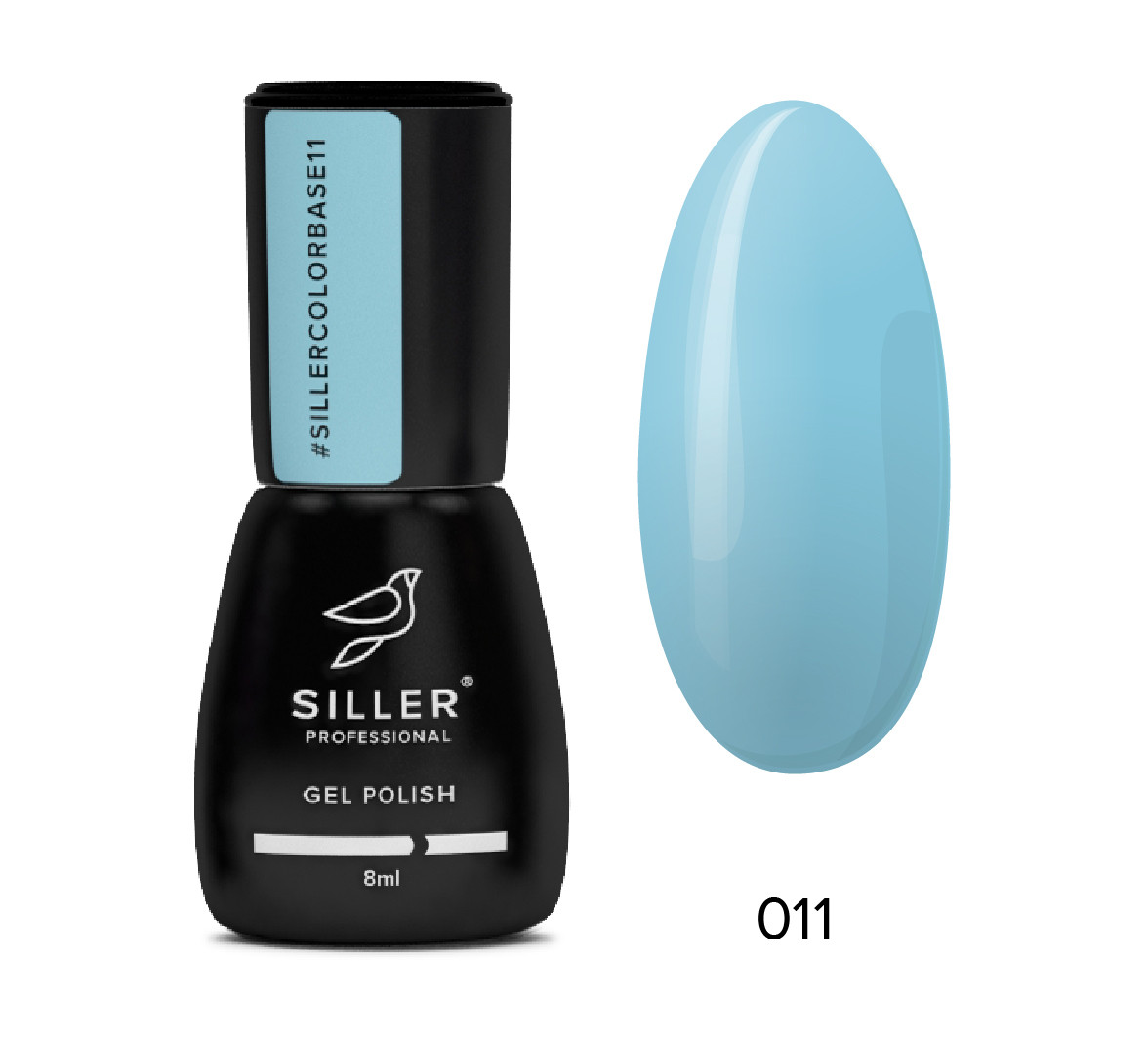 База для нігтів Siller Color Base камуфлювальна кольорова No 11 (8 мл)