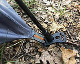 Автоматичний намет 4-місний туристичний КАМУФЛЯЖ + Надувний матрац у намет для кемпінгу риболовлі, фото 7