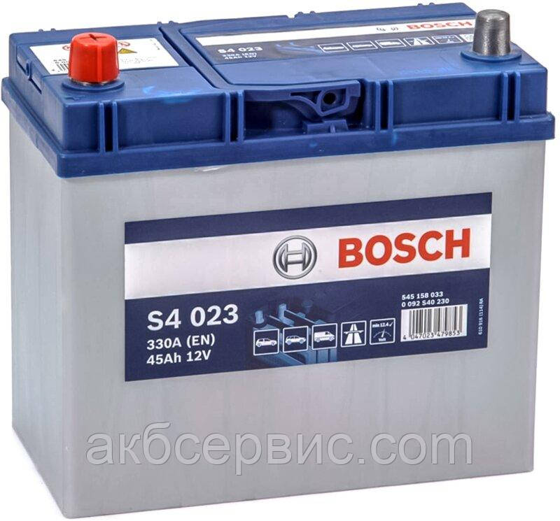 Акумулятор автомобільний Bosch 6СТ-45 S4 Silver (S40 230)
