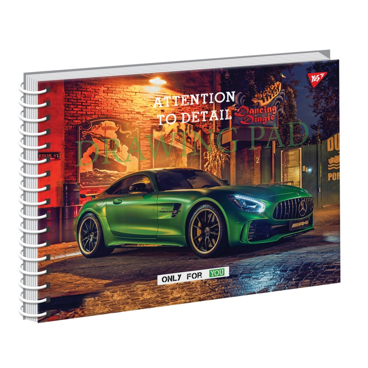 Альбом для малюв. на пруж. 20/100 A4 "Auto tuning" виб.гібрид лак №130473/Yes/(3)