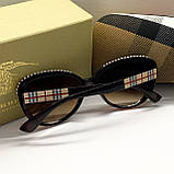 Брендові жіночі окуляри (66032) коричневі, фото 4