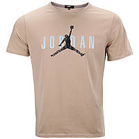 Футболка спортивная мужская камел NIKE JORDAN Ф-10 CAM S(Р) 21-904-020