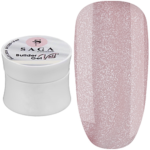 Гель для нарощування SAGA Builder Gel Veil №03 15 мл, Orchid shimmer