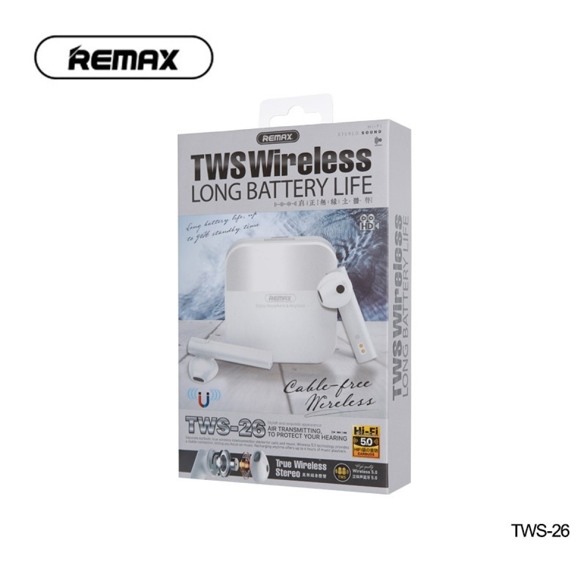 Бездротові навушники Bluetooth Remax TWS-26 Original