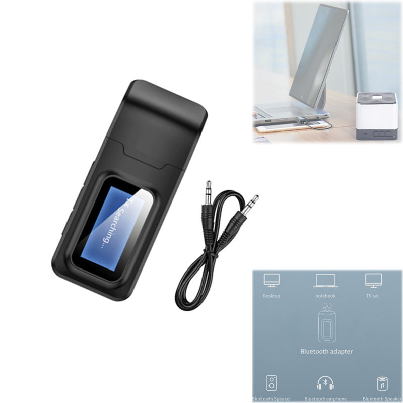 Bluetooth-приймач звуку з РК дисплеєм, Vikefon BT-2в1