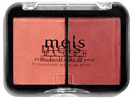 Подвійні компактні рум'яна Meis professional make-up artist MS0238
